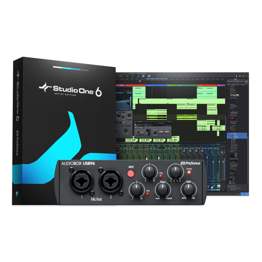 PreSonus AudioBox USB 96K 25th Anniversary Interface Black PreSonus AudioBox USB 96K 25th Anniversary Interface Black