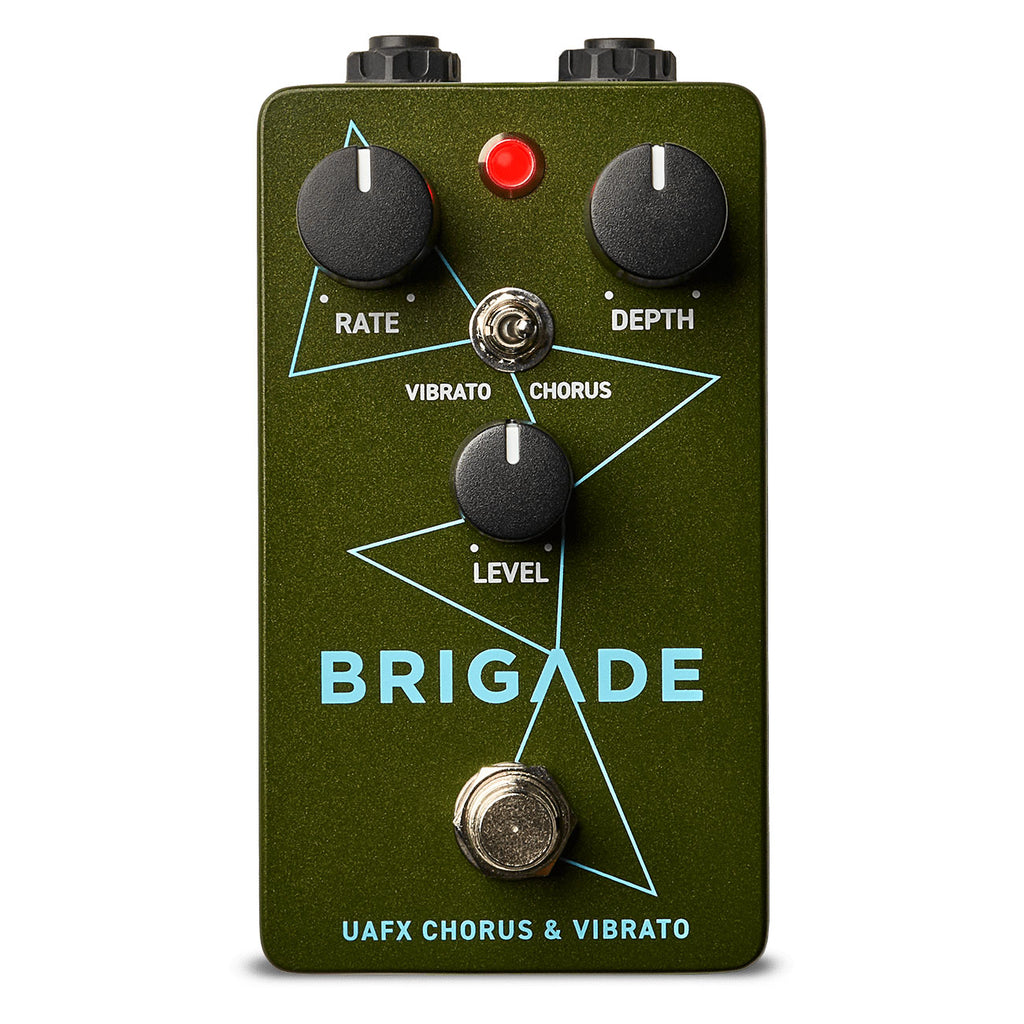 ギター UAFX BRIGADE Chorus & Vibrato Universal Audio UAFX Brigade Chorus & Vibrato — Vision Guitar