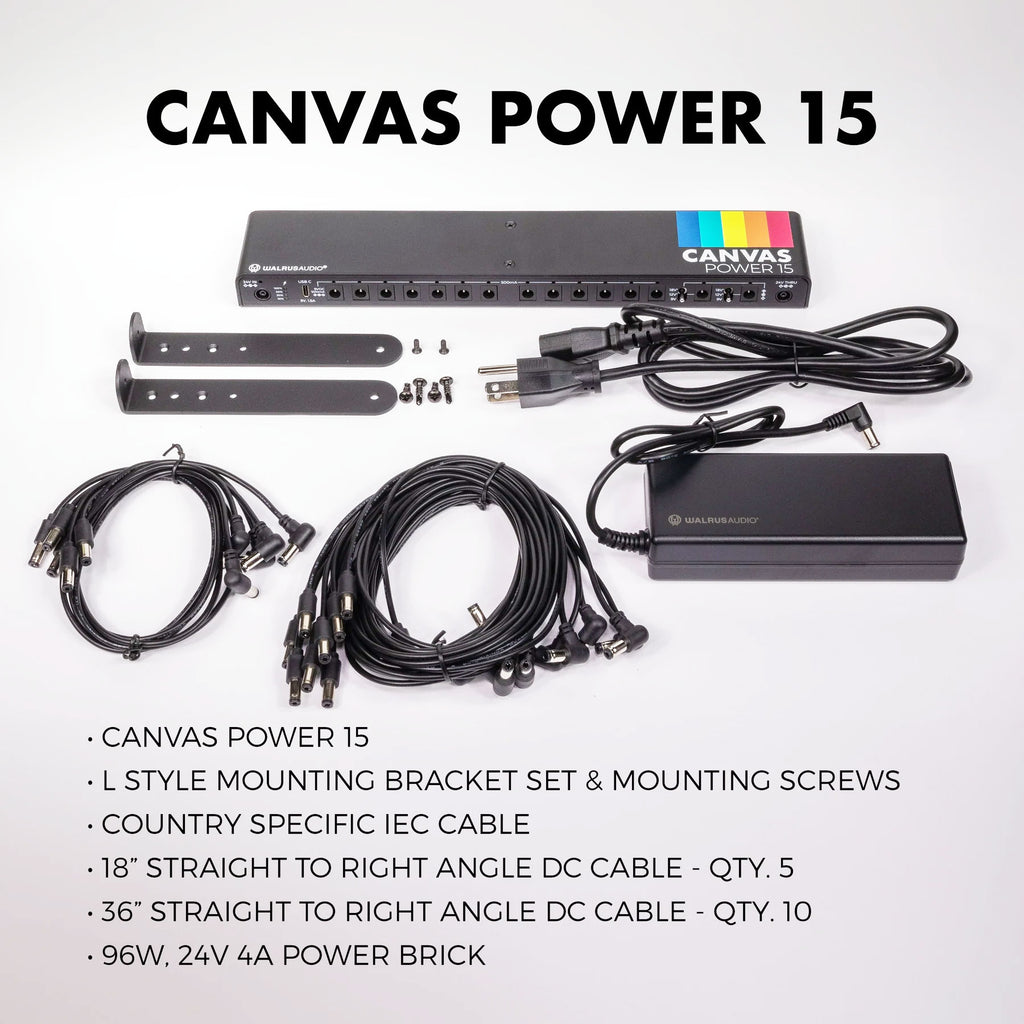 Walrus Audio Canvas Power 15 Power Supply — Vision Guitar