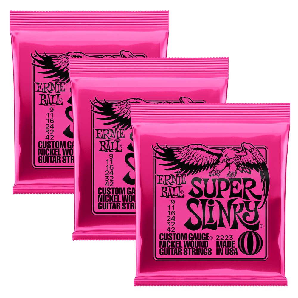 Ernie Ball Super Slinky Nickel Wound Guitar Strings | Vision Guitar