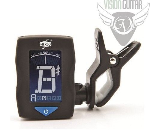 Dunlop Herco HE301 Backlit Chromatic Clip-On Tuner