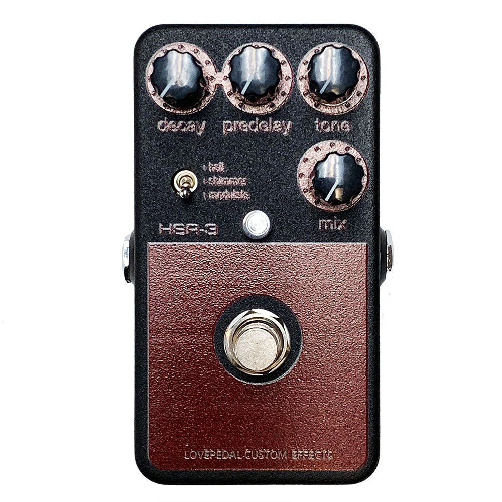 love pedals Lovepedal HSR-3 Multi-Reverb Pedal Red