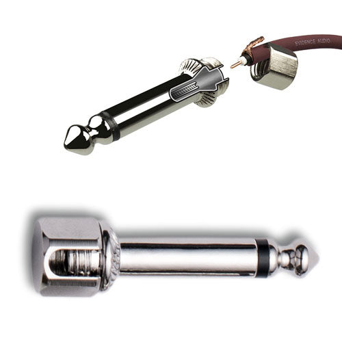 Evidence Audio SIS Screw-in Solderless RA Plug | Vision Guitar