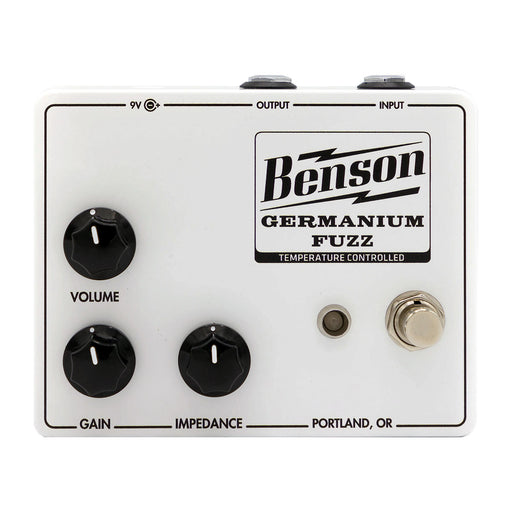 Benson Amps Germanium Fuzz Pedal Limited Solar White Finish