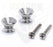 Callaham Stainless Steel Strap Buttons with (2) Stainless Steel Screws