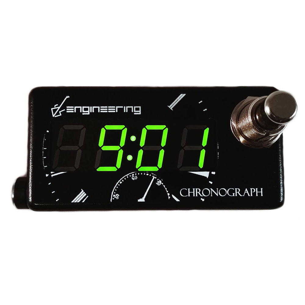 guitar pedal clock DS Engineering Chronograph Pedalboard Clock Timer