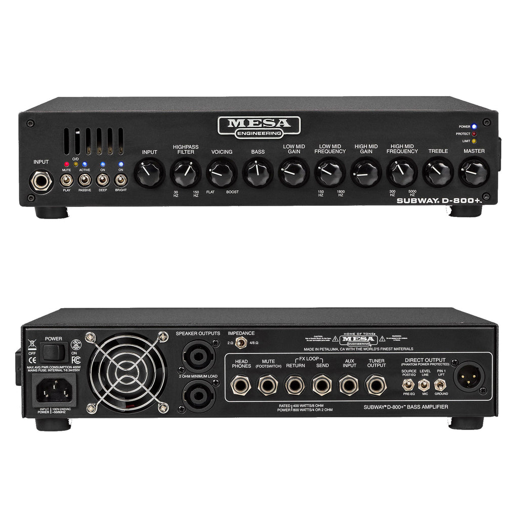 Mesa Boogie Subway D-800 Plus Lightweight 800w | Vision Guitar