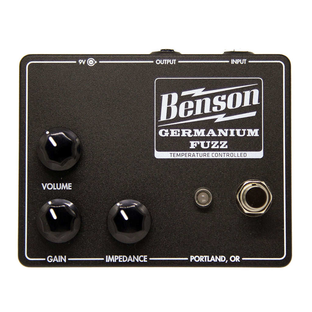 ギター Benson amps Germanium Fuzz / Fuzz face Benson Amps Germanium Fuzz Pedal Black Finish — Vision Guitar