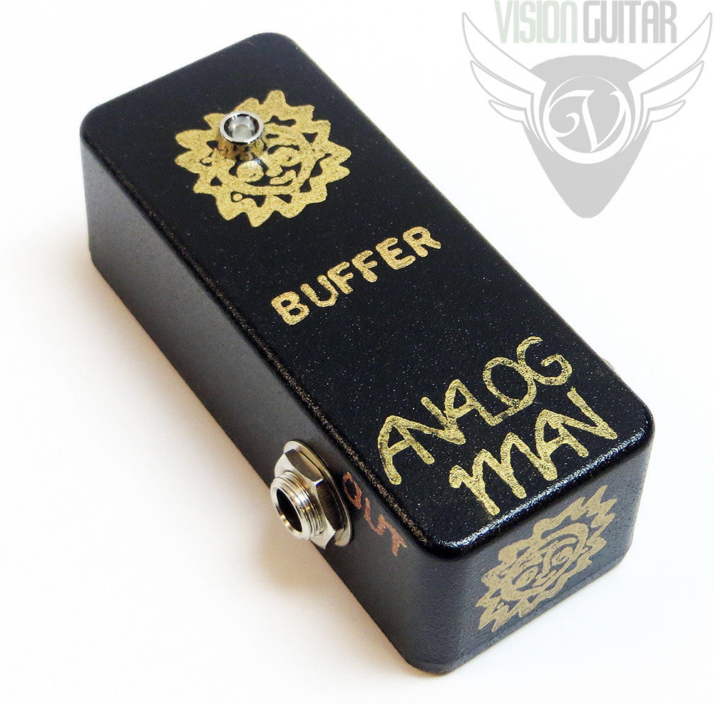 analog man guitar pedals Analog Man Small Buffer Pedal – Upgrades: On/Off LED — Vision Guitar