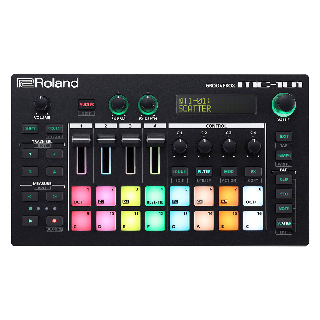 Roland MC-101 美品 Roland MC-101 Groovebox Professional Production Tool | Vision Guitar