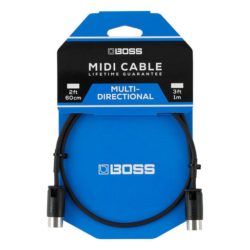 Boss BMIDI-PB3 Space Saving MIDI Cable 3ft/1m