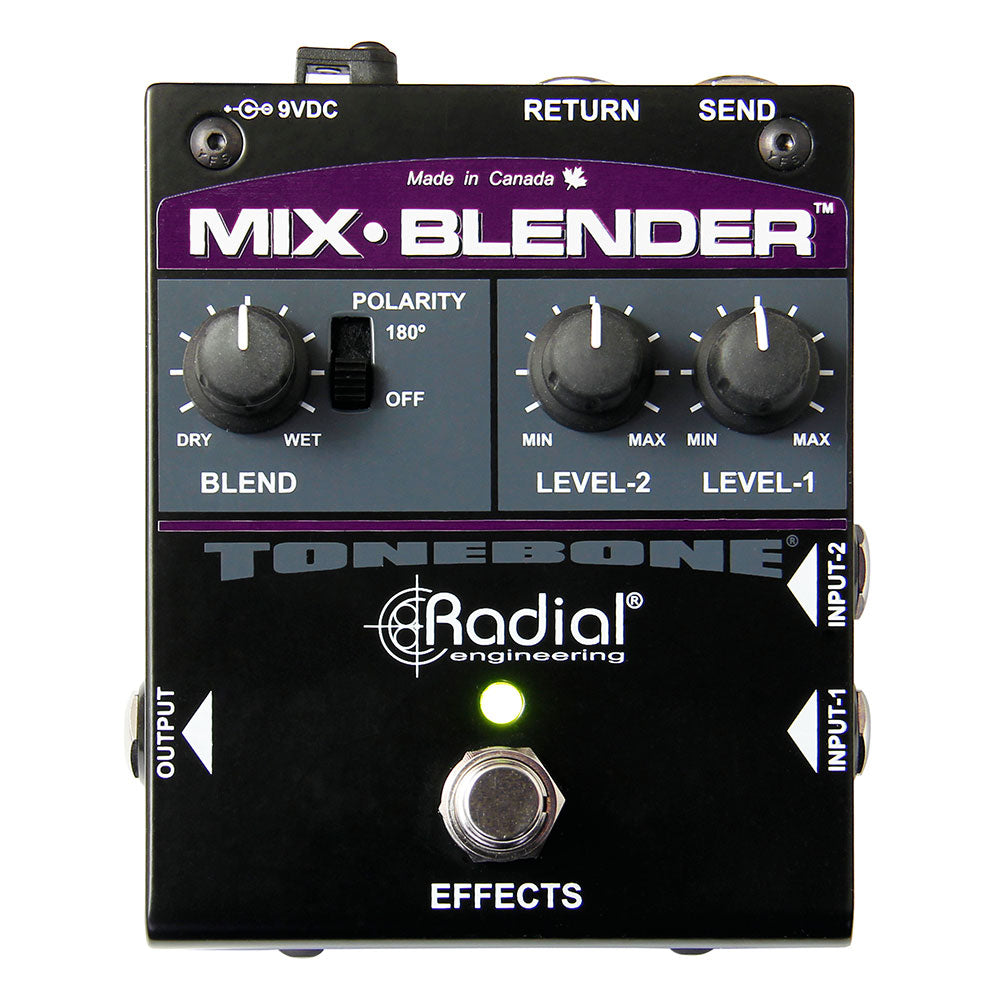 behringer loop pedal Radial Tonebone Mix-Blender Buffer, Mixer & FX Loop