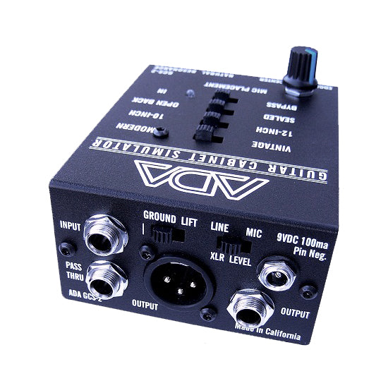 A/DA GSC-2 Guitar Cabinet Simulator & DI Box | Vision Guitar