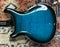 PRS SE Hollowbody II Piezo Electric Guitar Peacock Blue Smokeburst CTCF23197
