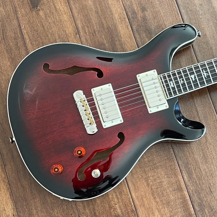 PRS SE Hollowbody Standard Electric Guitar Fire Red F14887