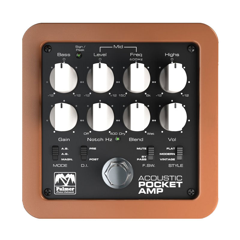 3*m様 Palmer Pocket Amp ギターアンプシミュレーター　プリア Palmer Pepamp MI Pocket Amp Portable Acoustic Preamp | Vision Guitar