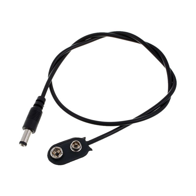 Voodoo Lab PPBAT Battery Snap to Straight 2.1mm Cable