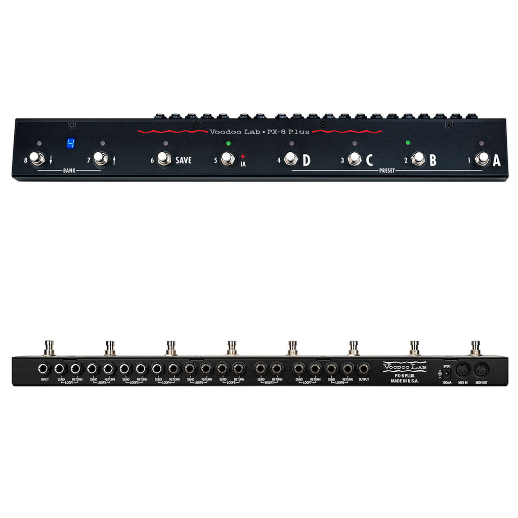 voodoo lab pedal switcher px 8 Voodoo Lab PX-8 Plus True Bypass Programmable Pedal Switcher