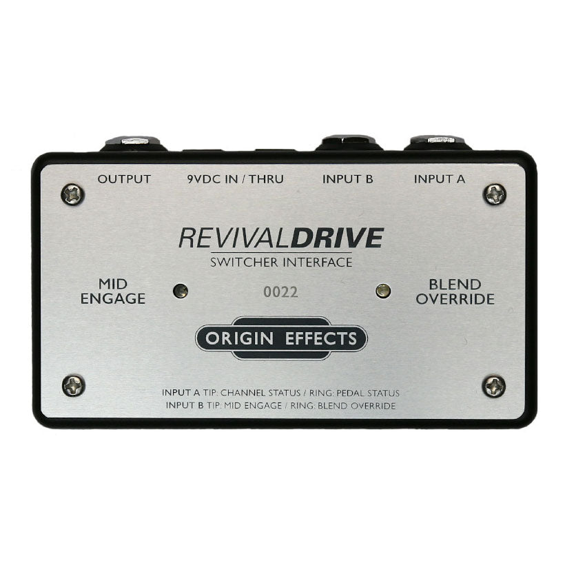 Origin Effects Switcher Interface for Revival Drive | Vision Guitar