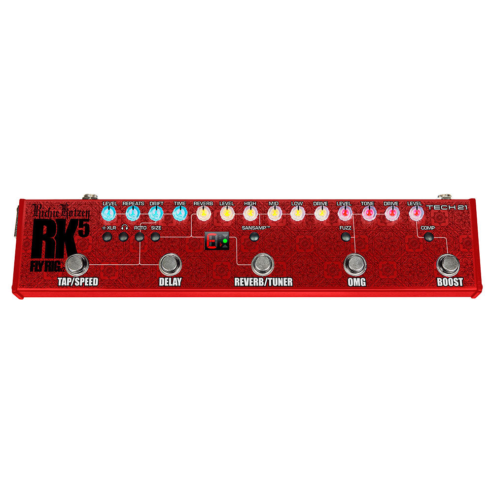 ギター TECH 21 RK5 Richie Kotzen Signature Tech 21 Richie Kotzen Signature RK5 Fly Rig Version 2 | Vision Guitar