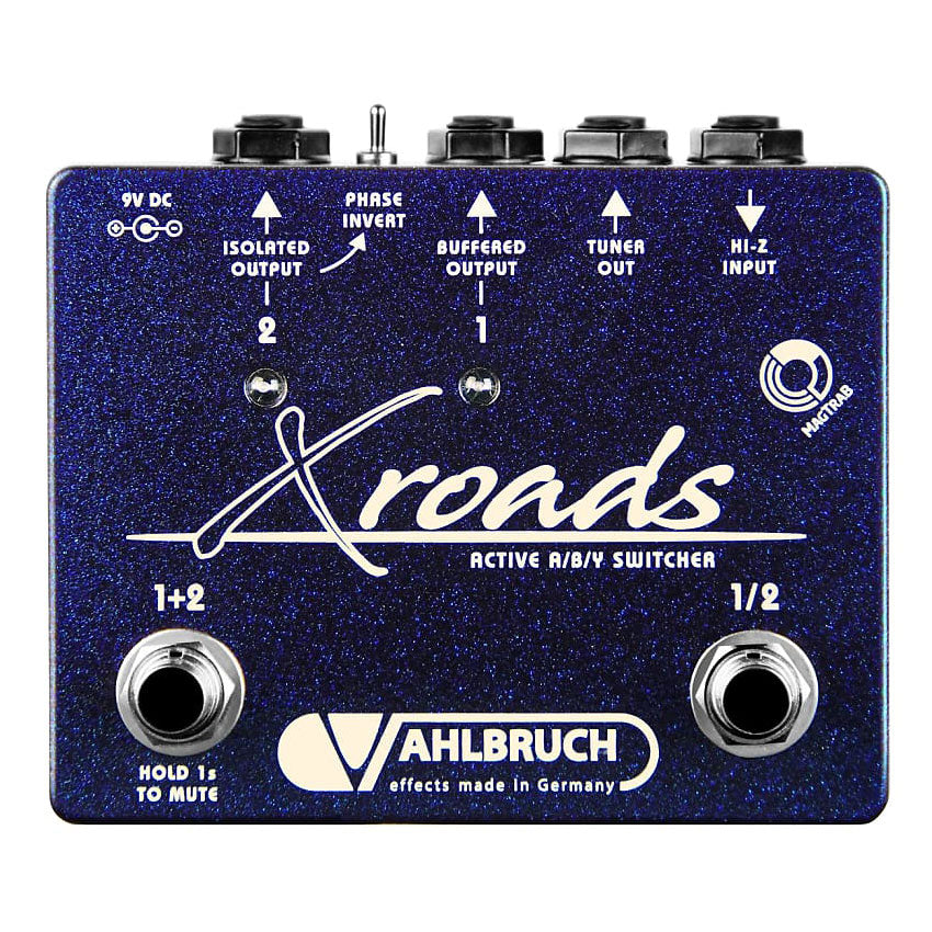 active aby pedal Vahlbruch Xroads Active ABY Switcher Pedal