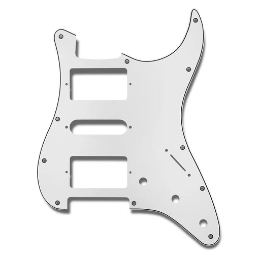 Primo HSH Strat Pickguard 3-Ply White 11-Hole PR-3851-035