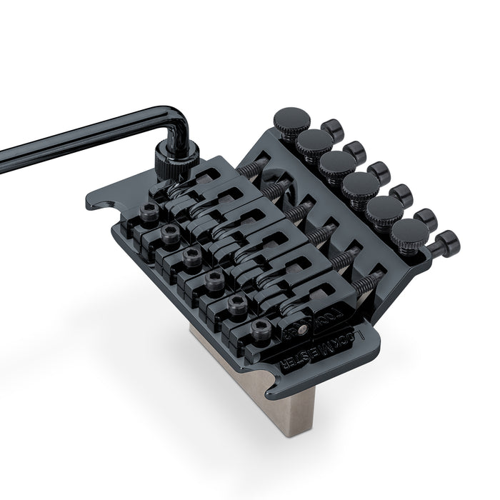 Schaller Lockmeister 6 Tremolo Assembly 37mm Block R2 Nut Black 13010437.12.20