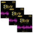 3 Pack! Elixir Attune Acoustic Phosphor Bronze Guitar Strings Custom Light (.011-.052) 21027