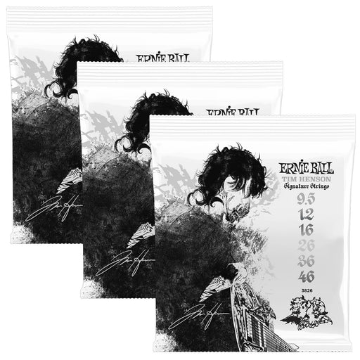 3-Pack! Ernie Ball Tim Henson Signature Strings P09635