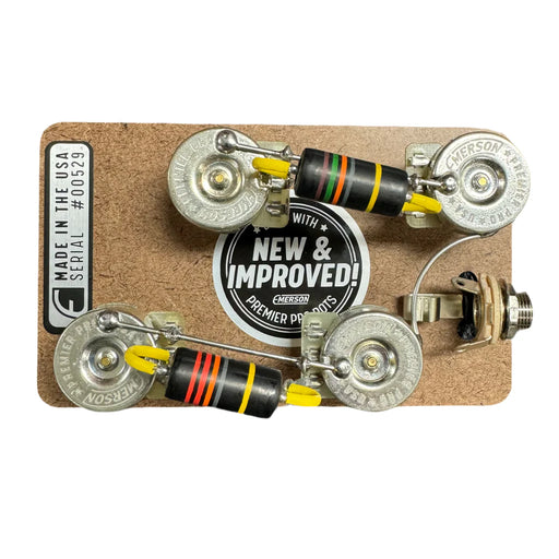 Emerson Custom Les Paul Prewired Kit Premier Pro Pots Long Shaft