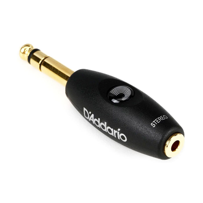 D'Addario 1/4" Male Stereo To 1/8" Female Stereo Adaptor PW-P047E