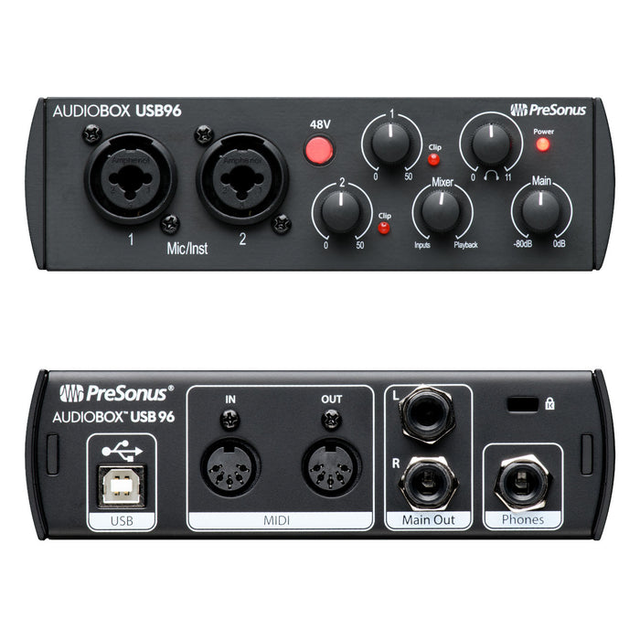 PreSonus AudioBox USB 96K 25th Anniversary Interface Black 2777700105