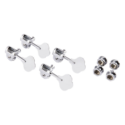 Fender Deluxe Bass Tuners with Fluted-Shafts (4) Chrome 0992006000