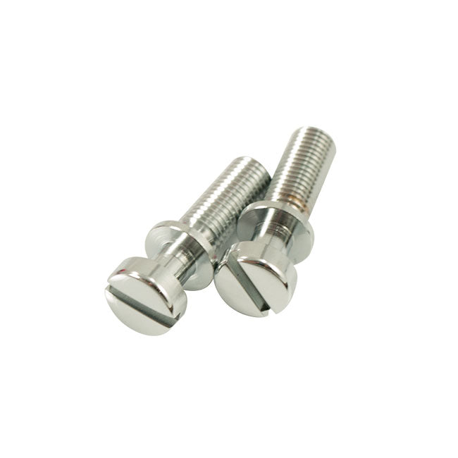 Kluson USA Steel Stop Tailpiece Stud Set USA Thread Chrome KSTPSS781-C