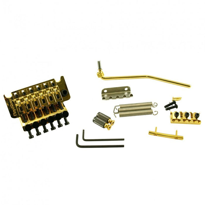 Original Floyd Rose R2 Locking Tremolo Full Assembly Kit Gold