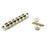 Gotoh Replacement ABR-1 Tune-O-Matic Bridge Nashville Style Saddles Chrome GE103B-C