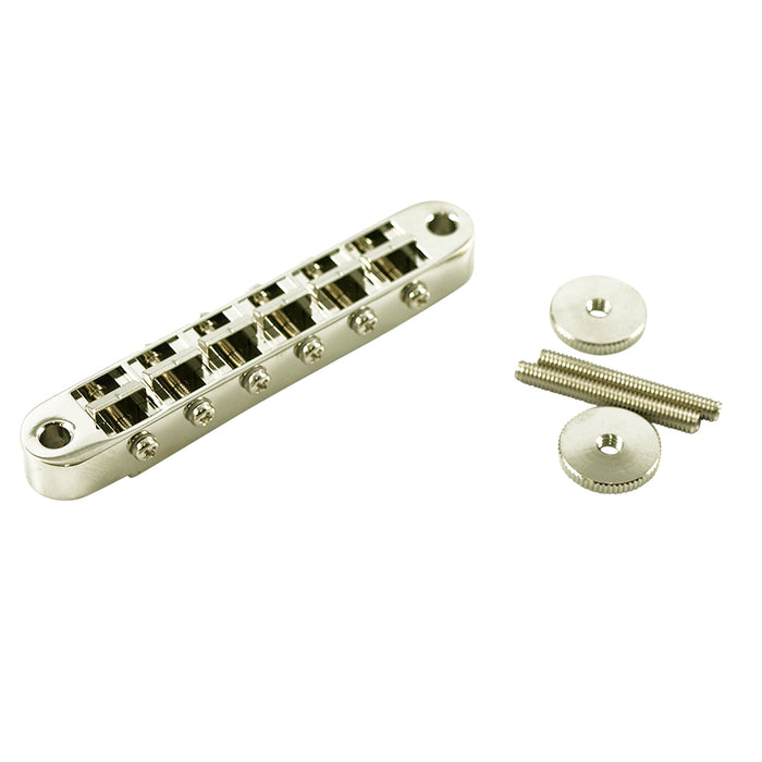Gotoh Replacement ABR-1 Tune-O-Matic Bridge Nashville Style Saddles Chrome GE103B-C