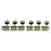 Kluson 6IL Left Hand Deluxe Series Tuning Machines SafeTi Post Nickel Buttons KD-6T-NMDR