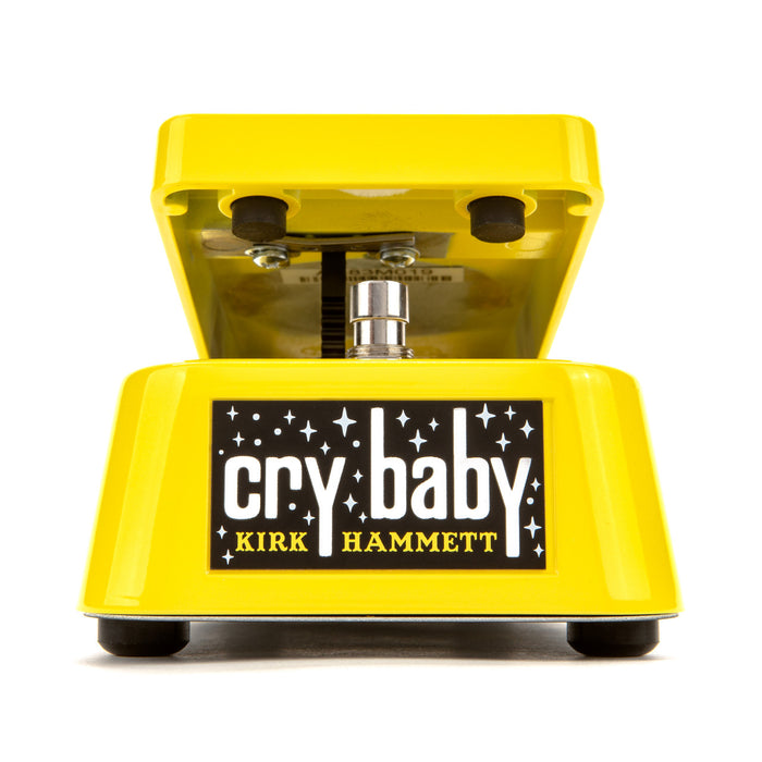 Dunlop Kirk Hammett Cry Baby Wah Yellow Sparkle Edition KH95Y