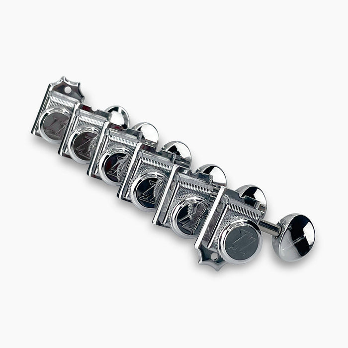 True Lok Vintage Style Locking Tuners 6-in-line Chrome TK-7105-010