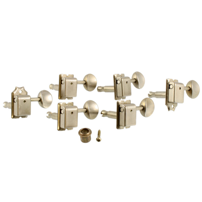 Gotoh Vintage Style Staggered Tuners 6-In-Line SD91 Nickel TK-7880-001