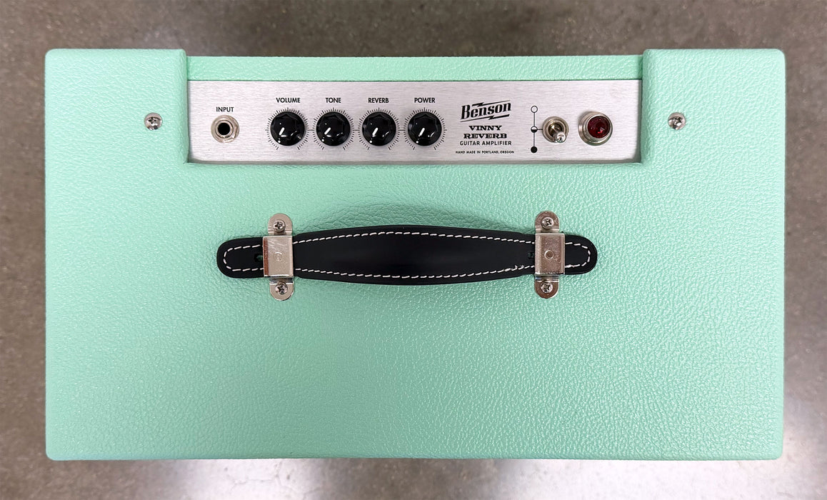 Benson Amps 5w Vinny Reverb Combo Power Scaling Surf Green/White
