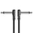 3-Pack! Square Plugs Pre-Made Pedalboard Cable Angled Plugs 4-Inch