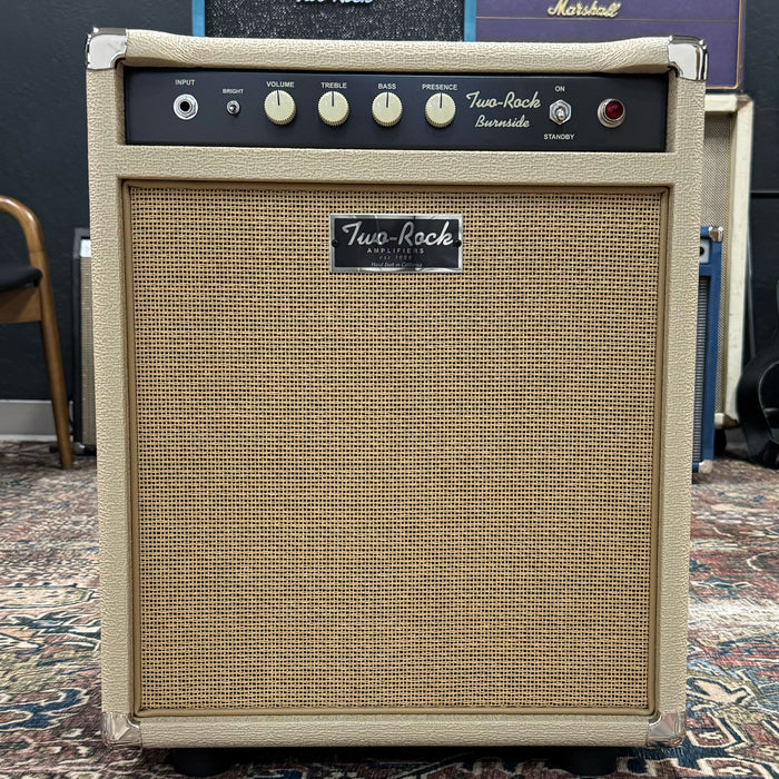 Two-Rock Burnside 28w Wide Panel Tweed Circuit Combo Amplifier Blonde