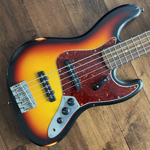 Nash Bass Model JB-5 3-Tone Sunburst 5-String Lollar Pickups NG6208
