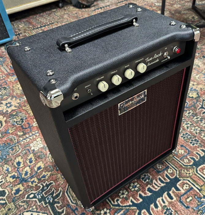 Two-Rock Burnside 28w Wide Panel Tweed Circuit Combo Amplifier Black/Oxblood