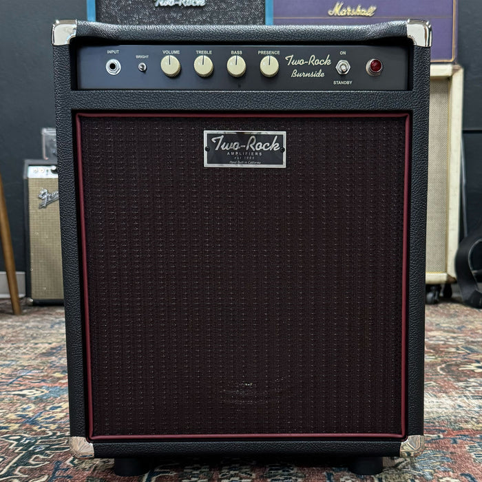 Two-Rock Burnside 28w Wide Panel Tweed Circuit Combo Amplifier Black/Oxblood