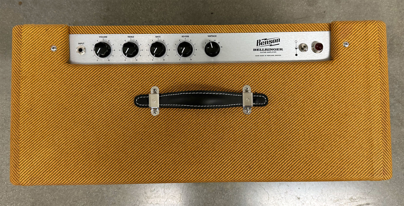 Benson Bellringer 1x12 Combo Amplifier Tweed/Oxblood