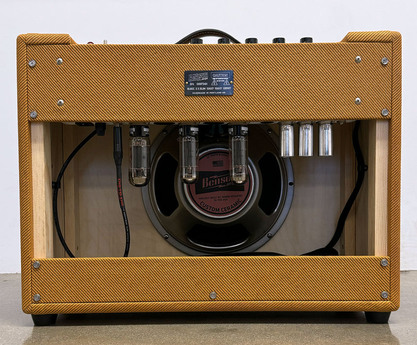 Benson Bellringer 1x12 Combo Amplifier Tweed/Oxblood