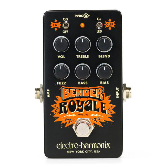 Electro-Harmonix Bender Royale Germanium Fuzz Pedal Black